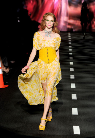 Illustration for article titled Betsey Johnson's Show Is Over-The-Top, Per Usual